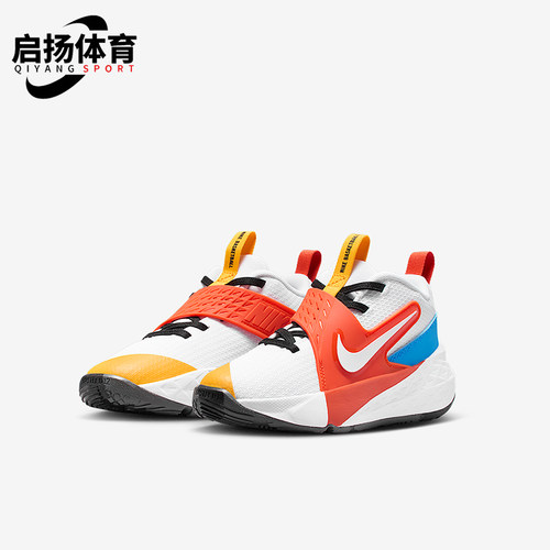 Nike/耐克正品Team Hustle D 12 小童耐磨缓震篮球鞋IM3383-111