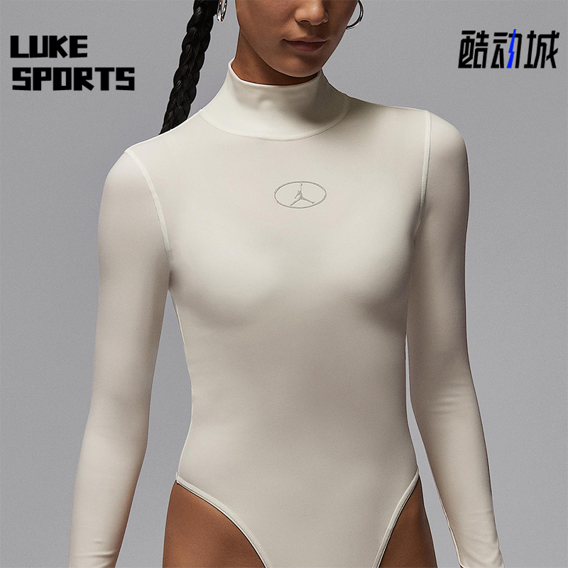 Nike/耐克正品JORDAN女士休闲立领套头耐穿透气套装HV0351-133