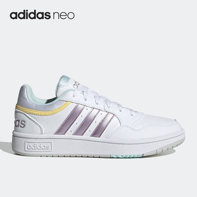 Adidas/阿迪达斯正品neo HOOPS 3.0 W女子新款休闲板鞋GX1806