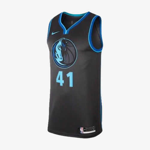 Nike耐克正品NBA男诺维斯基独行侠SW球迷版球衣篮球AJ4604-060