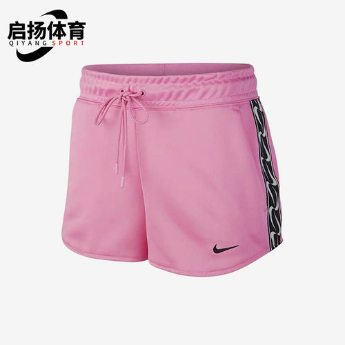 Nike/耐克正品刺绣抽绳系带运动直筒休闲舒适短裤CJ6318-610