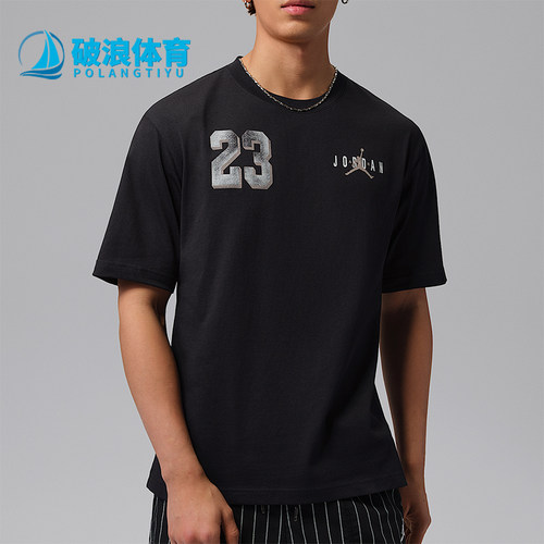 Nike/耐克正品Jordan Brooklyn男士印花舒适短袖T恤IF3128-010