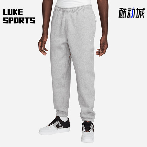 Nike/耐克正品Solo Swoosh男士中腰束脚运动长裤DX1364-063