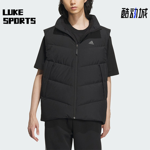 阿迪达斯正品男子保暖马甲