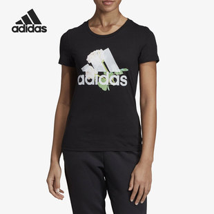 潮流短袖 休闲女子运动透气时尚 ED6160 阿迪达斯正品 Adidas