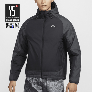Nike/耐克正品新款男士越野跑步拼接保暖宽松棉服FZ0004-010