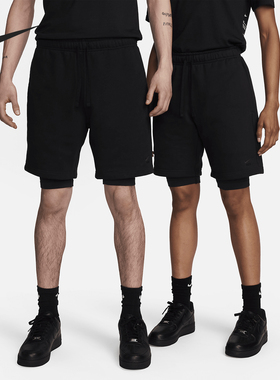 Nike/耐克正品MMW 男士三合一两件套简约透气短裤DR5354-013