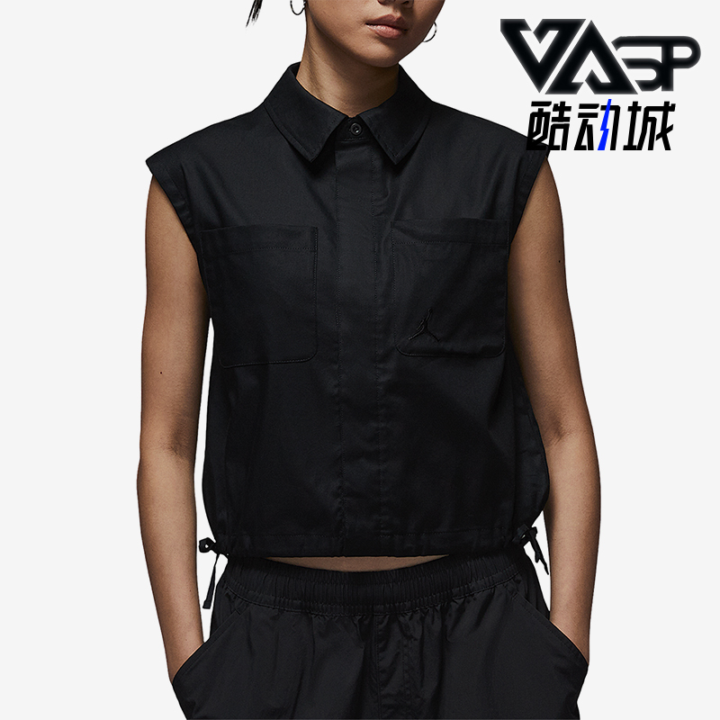 Nike/耐克正品Jordan Poolside 女士无袖经典梭织上衣HJ0056-010