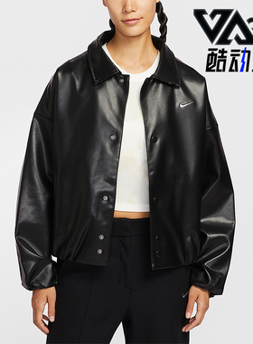 Nike/耐克正品Sportswear女士运动翻领宽松时尚外套IO0477-010