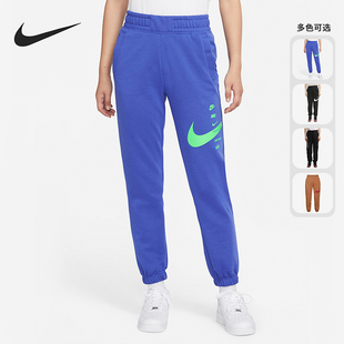 Nike/耐克正品当季新款女子运动休闲宽松加绒收腿长裤 DC0655-010