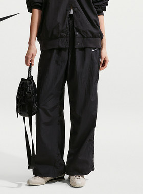 Nike/耐克正品Sportswear女士高腰直筒休闲长裤IF0335-010