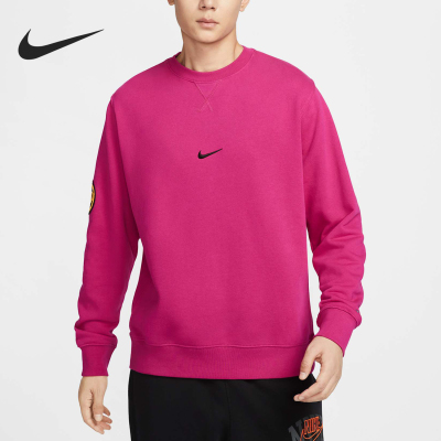 Nike/耐克正品2024新款男士针织潮流卫衣套头衫HQ4953-615