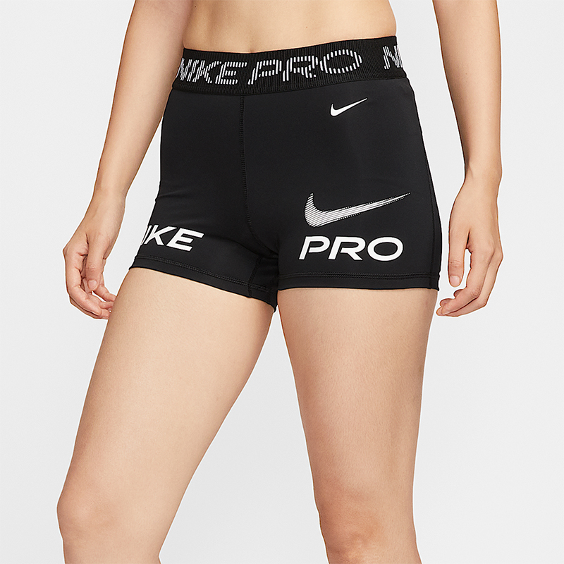 Nike/耐克正品2025夏季款女士透气中腰骑行训练短裤HV2465-010