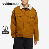 男女户外运动休闲保暖棉服IJ6615 NEO冬季 Adidas 阿迪达斯正品