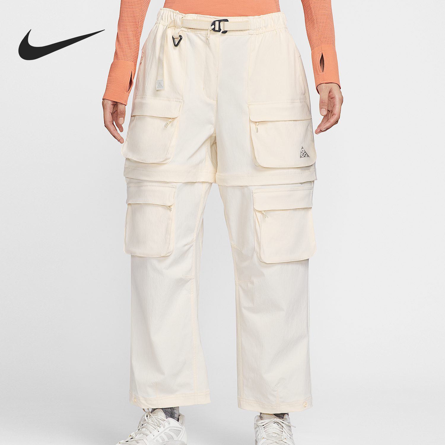 Nike/耐克正品2025女士户外可拆式拉链梭织长裤HV6392-110