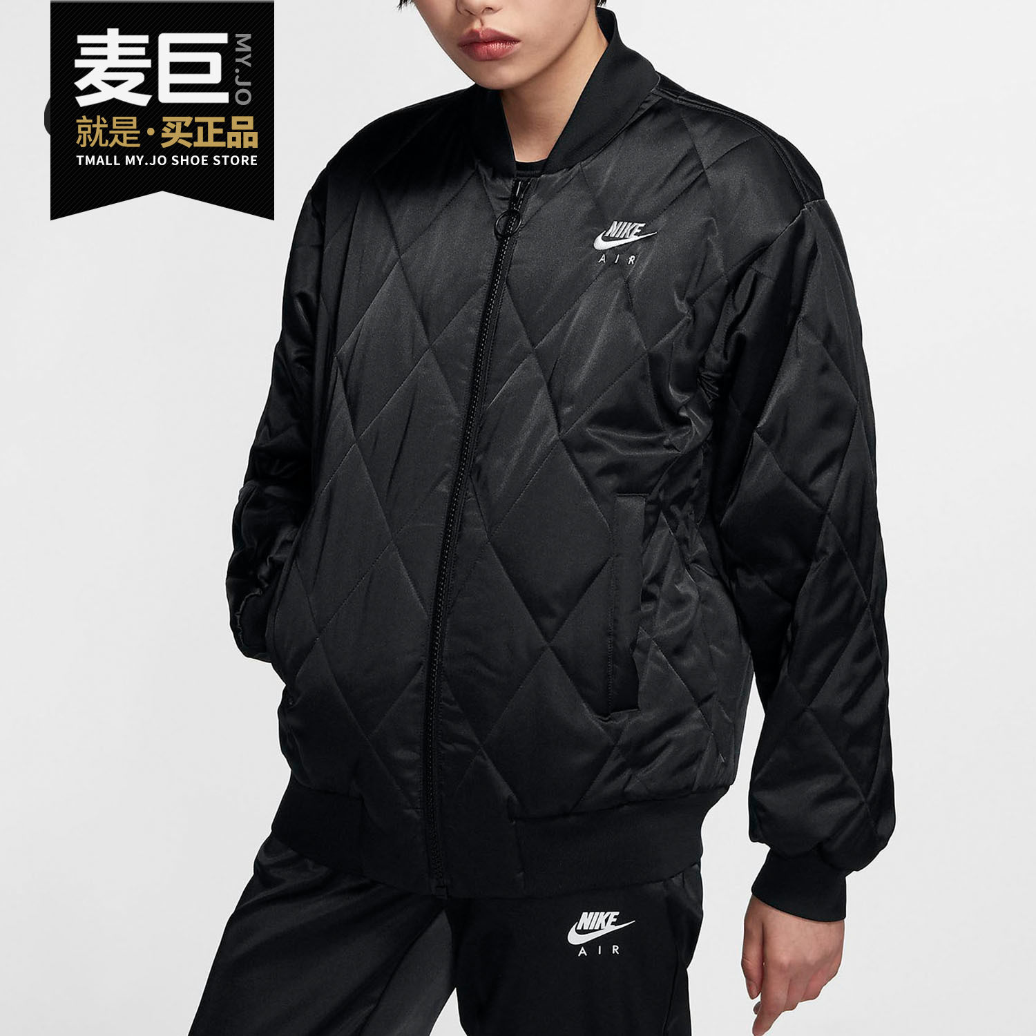 Nike/耐克正品当季新品女子休闲运动立领棉服夹克外套BV2878