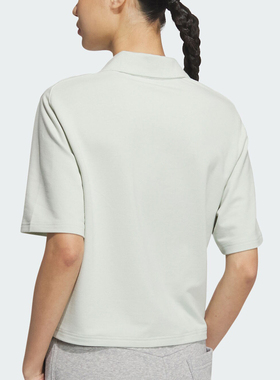 Adidas/阿迪达斯官方正品新款女士舒适透气运动短袖POLO衫JJ3603