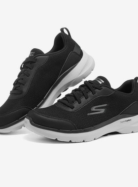 Skechers/斯凯奇正品2021新款男子GO系列一脚蹬轻便健步鞋