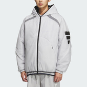 JKT男士 Adidas 双面保暖棉服JZ8722 PAD 阿迪达斯正品 FUSTL