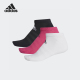 男女舒适透气及踝袜三双装 新款 DZ9386 阿迪达斯正品 Adidas