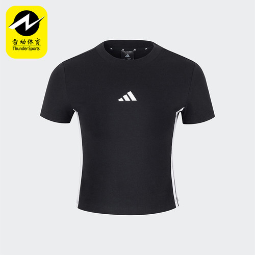 Adidas/阿迪达斯正品W 3S SJ BABY T女士短款透气短袖JY8570
