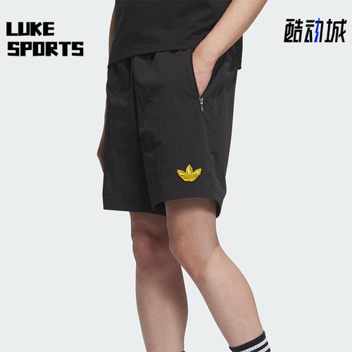Adidas/阿迪达斯正品三叶草男士休闲宽松户外经典透气短裤KE5795