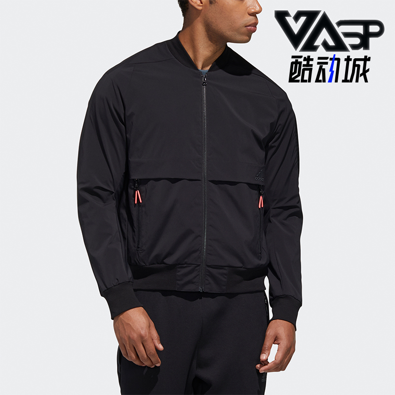 Adidas/阿迪达斯正品TH BOMB男士拉链经典飞行员运动外套GF4030