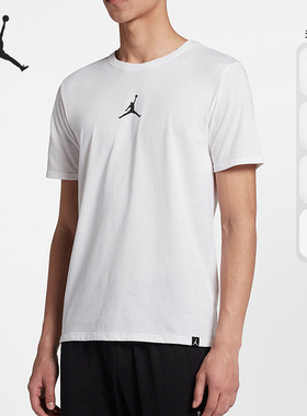 Nike/耐克正品JORDAN ICONIC短袖男19新款纯色运动休闲T恤AR7416