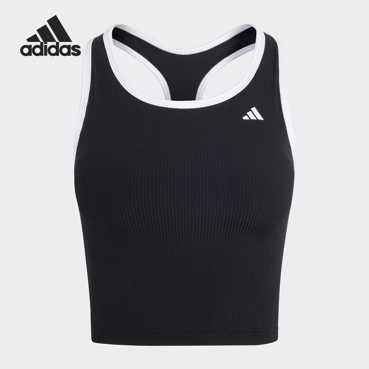 Adidas/阿迪达斯官方正品2025新款女士训练背心式健身文胸JY6966
