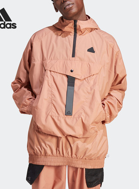 Adidas/阿迪达斯官方正品M CE Q2 PR WB男子运动连帽夹克IA0013