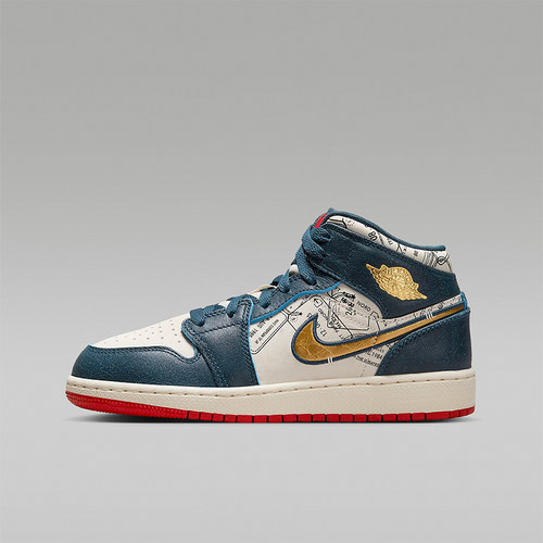 Nike/耐克正品Air Jordan 1GS女子大童新款运动鞋FN1353-400