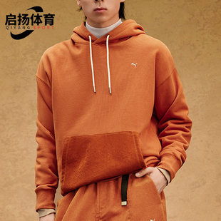 HOODY男女套头拼接宽松休闲连帽卫衣623053 MMQ 彪马正品 Puma