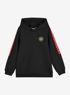 Skechers/斯凯奇正品春季新款男大童连帽卫衣L123B005-0018