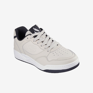 Skechers/斯凯奇正品新款男士运动时尚透气系带缓震熊猫板鞋
