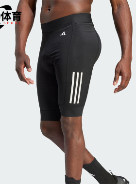 Adidas/阿迪达斯正品2026春季款男士运动经典紧身印花短裤IJ8335