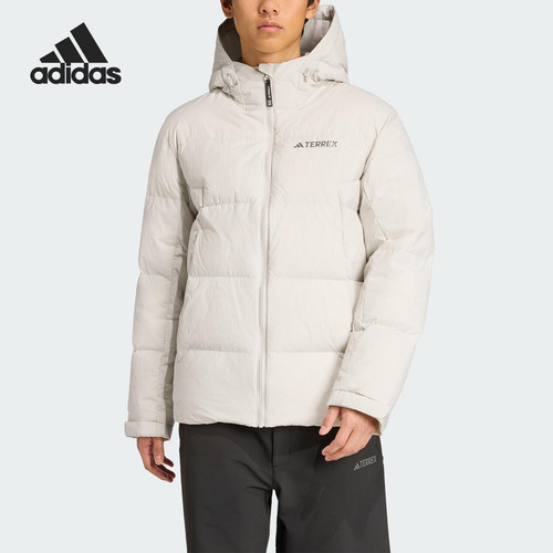 Adidas/阿迪达斯官方正品冬季男士户外拒水防风经典羽绒服JV8722