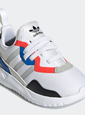 Adidas/阿迪达斯正品三叶草 春季新款小童一脚蹬休闲鞋 FX5328
