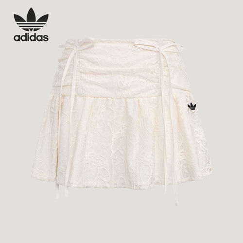 Adidas/阿迪达斯官方正品三叶草BLKSKIRT新款女简约半身裙KU4760
