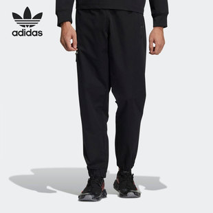 新款 Adidas 阿迪达斯正品 三叶草春季 HL6496 男子运动休闲长裤
