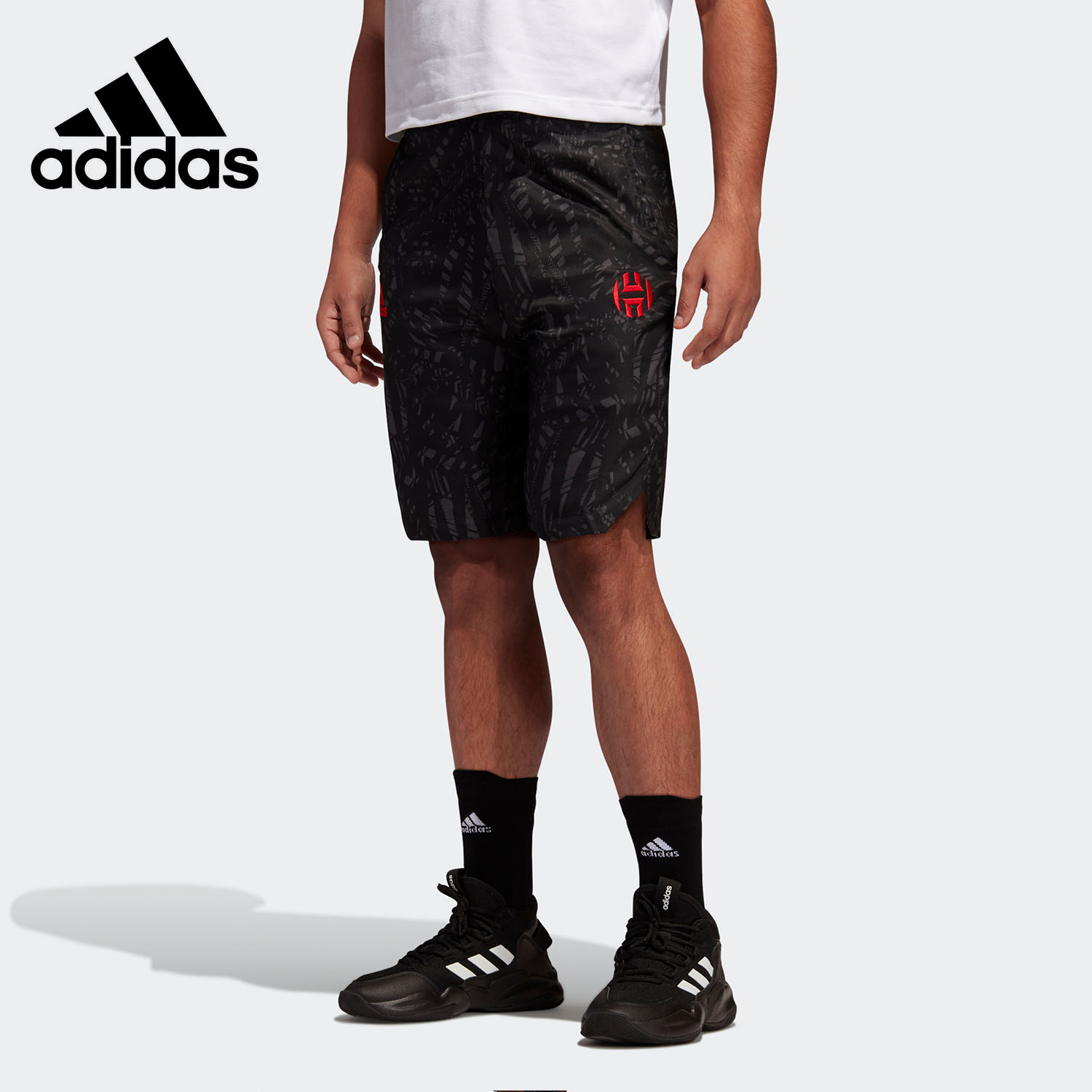 Adidas/阿迪达斯正品HRDN 360 SHORT 男子篮球轻便运动短裤FH7758