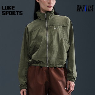 拉链外套HJ1000 Sportswear女士运动复古短款 222 耐克正品 Nike