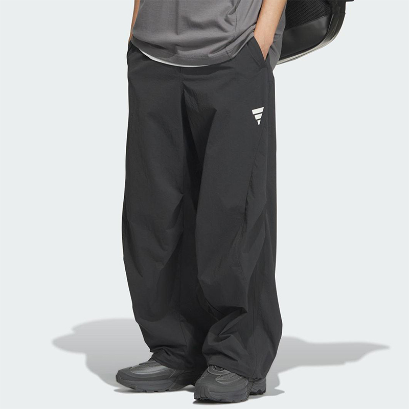 Adidas/阿迪达斯正品新款男士梭织户外宽松经典运动休闲裤KB4614