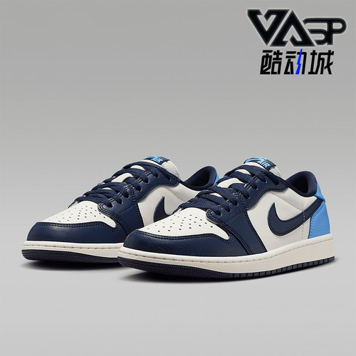 Nike/耐克正品Air Jordan AJ1男士低帮复古运动篮球鞋CZ0790-400