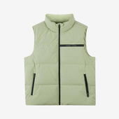 新款 当季 男子运动休闲保暖立领羽绒马甲 斯凯奇正品 Skechers