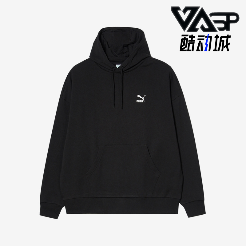 Puma/彪马正品春秋男士宽松印花休闲保暖户外卫衣套头衫621892-01