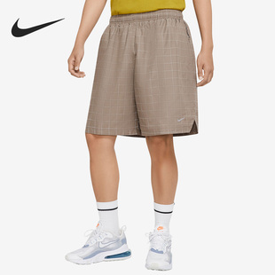 Nike/耐克正品新款男子反光宽松格子运动五分短裤DA1516-040