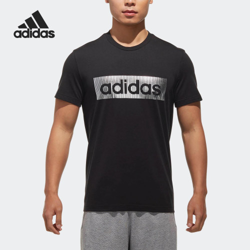 Adidas/阿迪达斯正品春秋新款宽松透气圆领运动休闲T恤DT2564