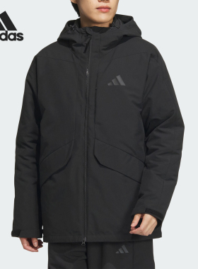Adidas/阿迪达斯正品新款男士保暖三合一鸭绒羽绒服JY4215