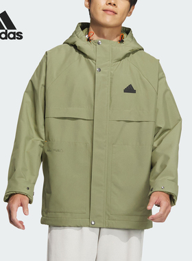 Adidas/阿迪达斯官方正品新款男士抗风透湿疏水夹克外套JI6842