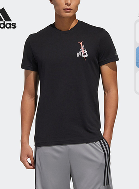 Adidas/阿迪达斯正品5 Generals DON男子篮球运动短袖T恤 GK5212